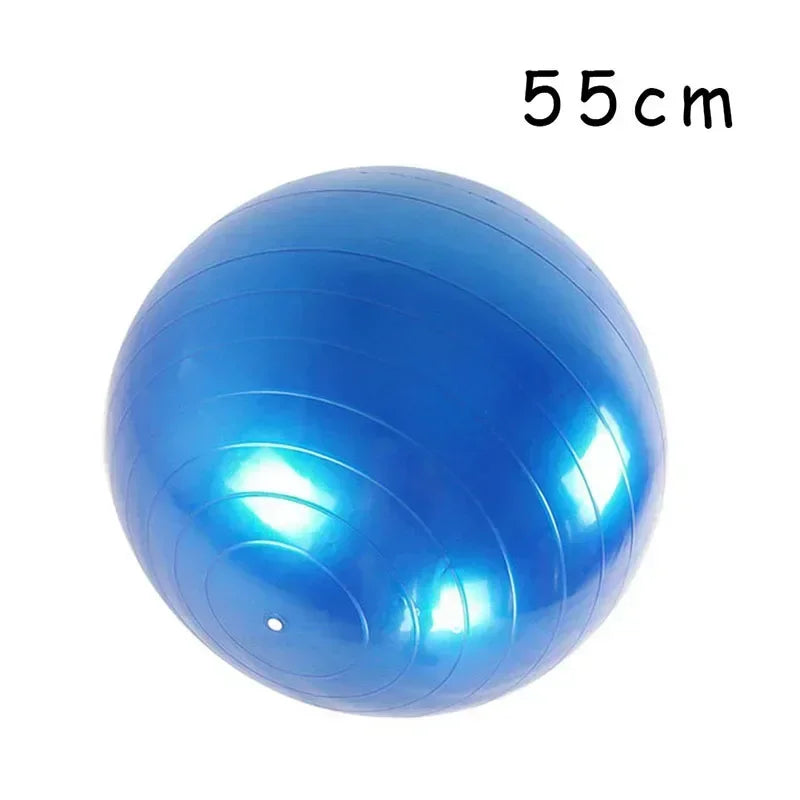 Big Yoga Ball PVC Inflatable Yoga Exercise Ball Thickened Gym Fit Ball Exercise Home Fitness Pilates Sport Balance Ball, 45-85Cm