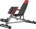 Multi-Functional FID Weight Bench for Comprehensive Body Workout - Hyper Back Extension, Roman Chair, Adjustable Ab Sit-Up, Incline/Decline, and Flat Bench