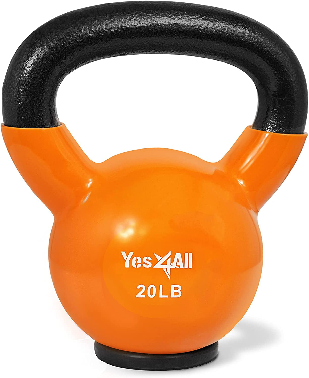Rubber Base Kettlebell Set for Women, Strength Training Weights (10-65 lbs)