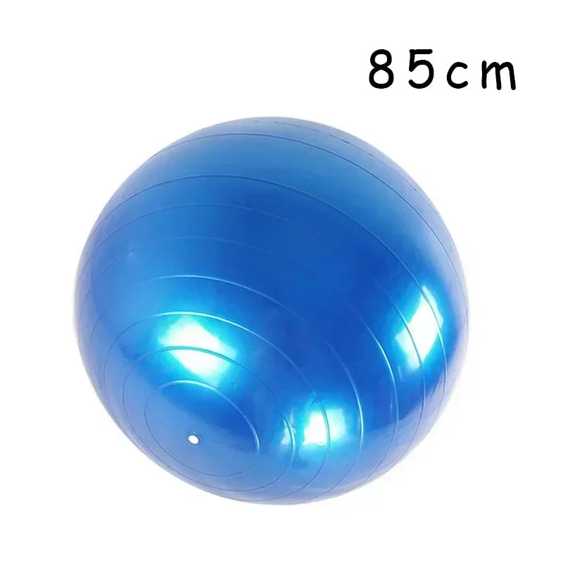 Big Yoga Ball PVC Inflatable Yoga Exercise Ball Thickened Gym Fit Ball Exercise Home Fitness Pilates Sport Balance Ball, 45-85Cm